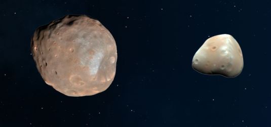 Phobos and Deimos NASA
