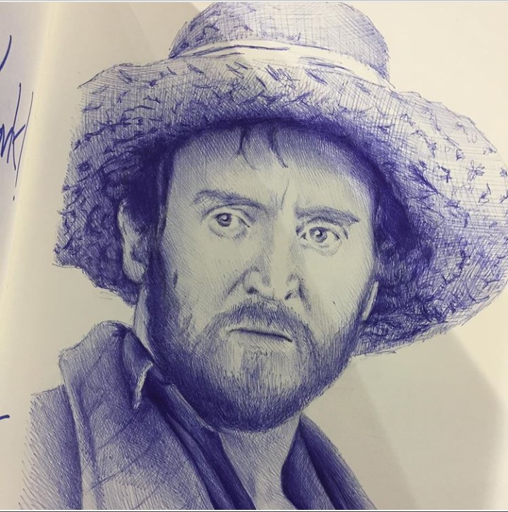Vincent Van Gogh Tony Curran in Doctor Who by BethanApple on Instagram